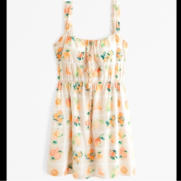 Abercrombie tie front mini dress - Picture 3 of 5